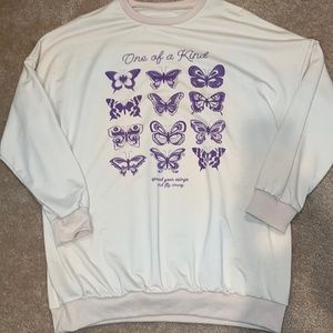 Butterfly Crewneck Sweater